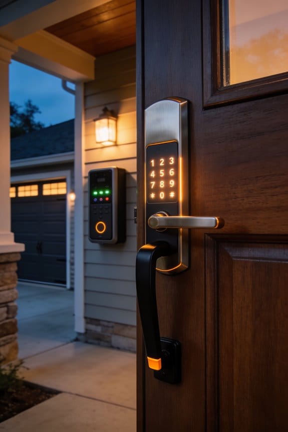automated lighting based on pin