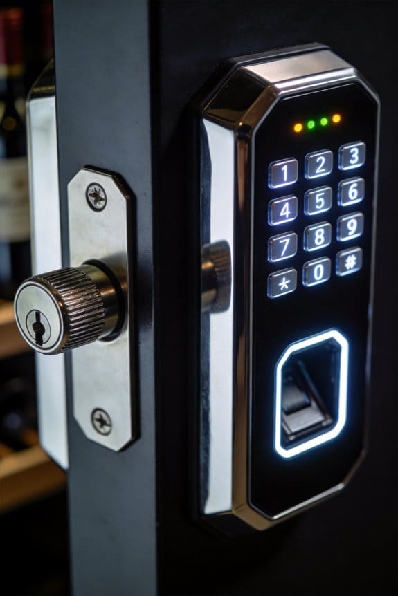 biometric security for collections