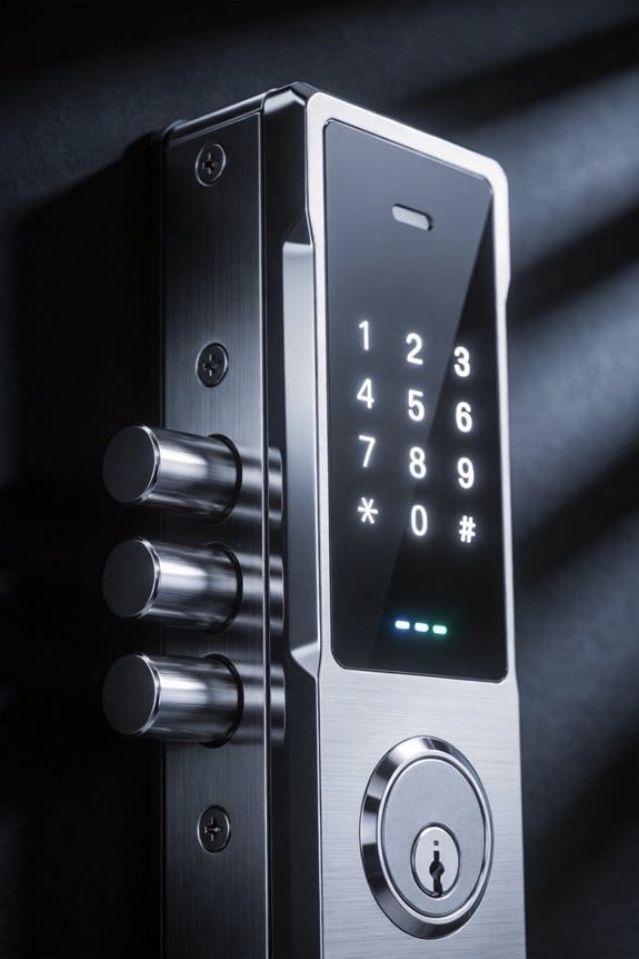 scrambled keypads vs biometrics