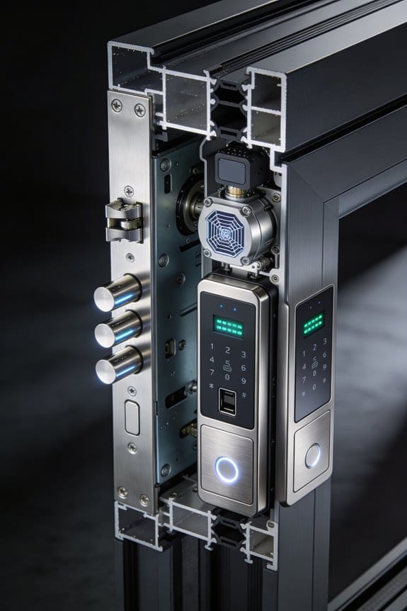 secure hidden frame locks