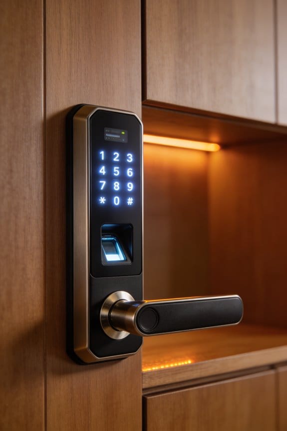 secure smart cabinet locks