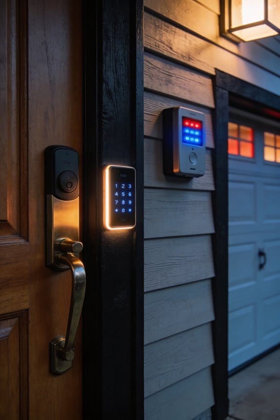 smart lock logs warrant access