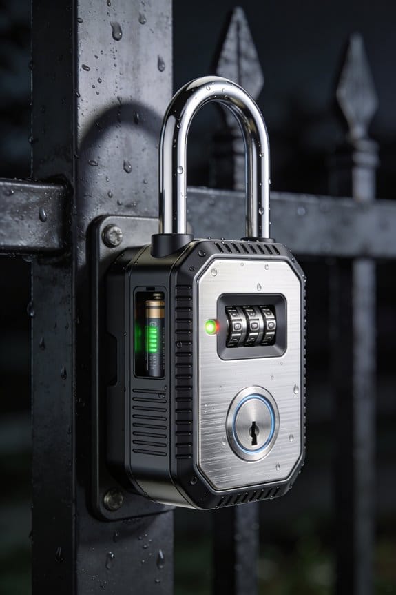 year round smart padlock reliability